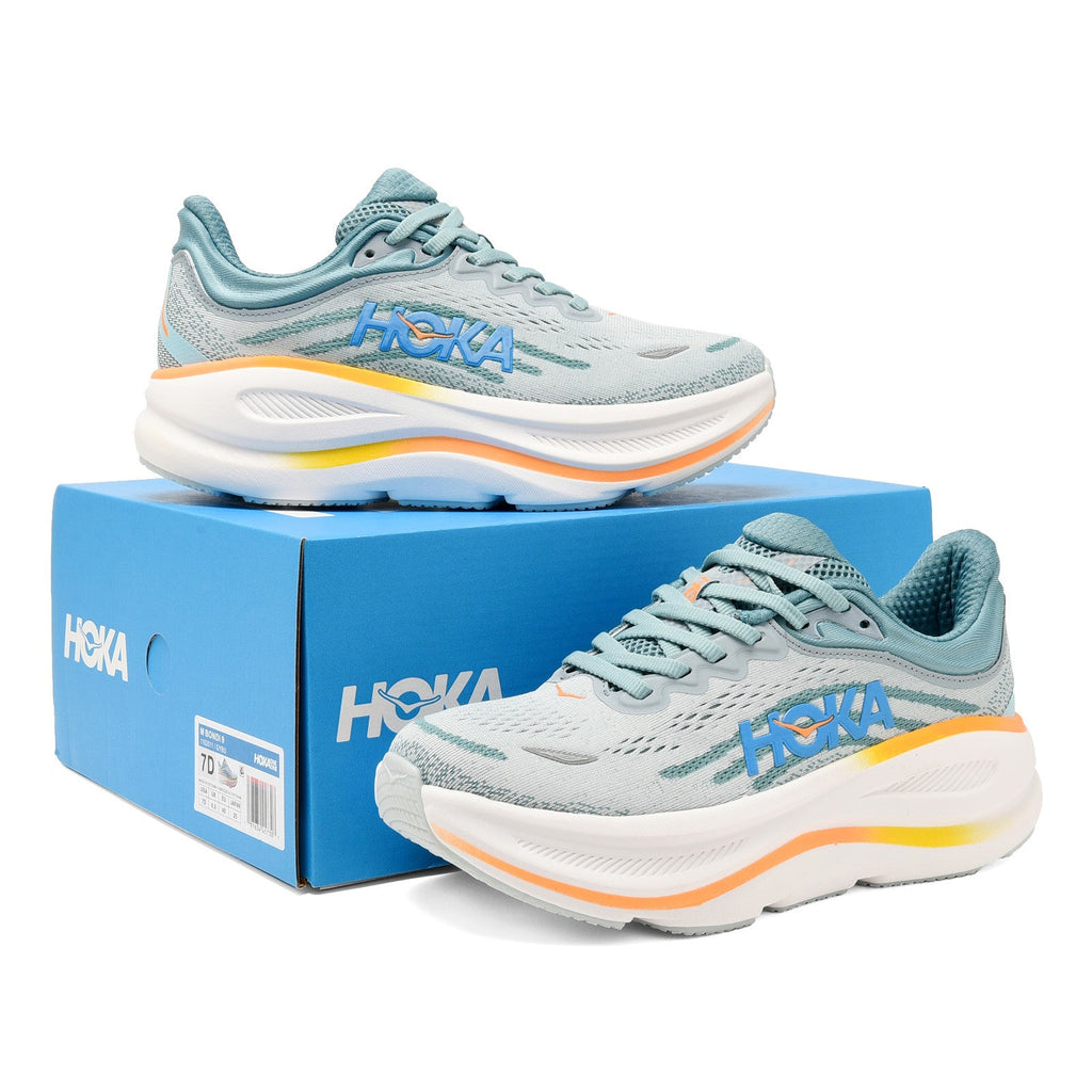 HOKA Bondi 9 Running Shoes in Blue
