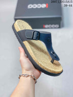 ECCO JJD515A15 Toe-Post Sandals with Adjustable Buckle
