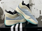 Adidas Basketball Sneakers in Blue Gray and Cream