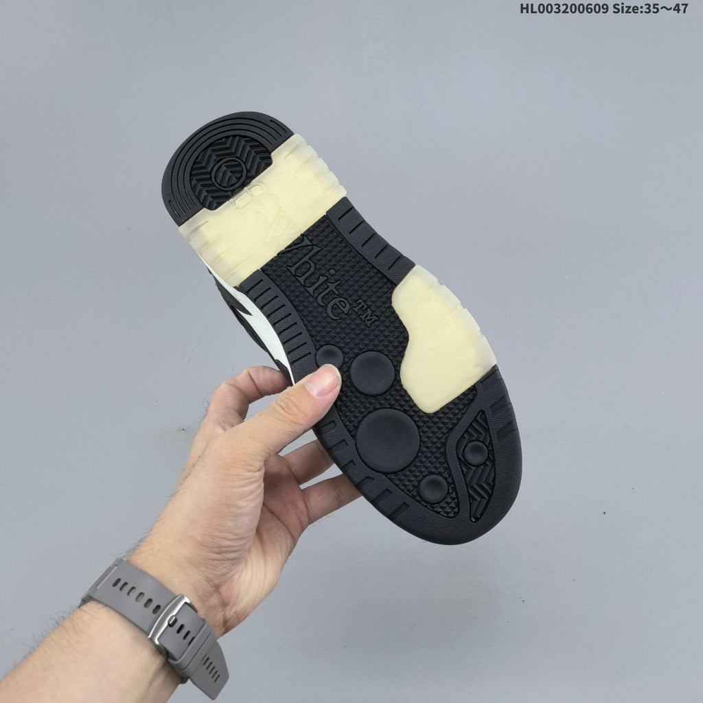 Off-White Out Of Office Sneakers in Black and White