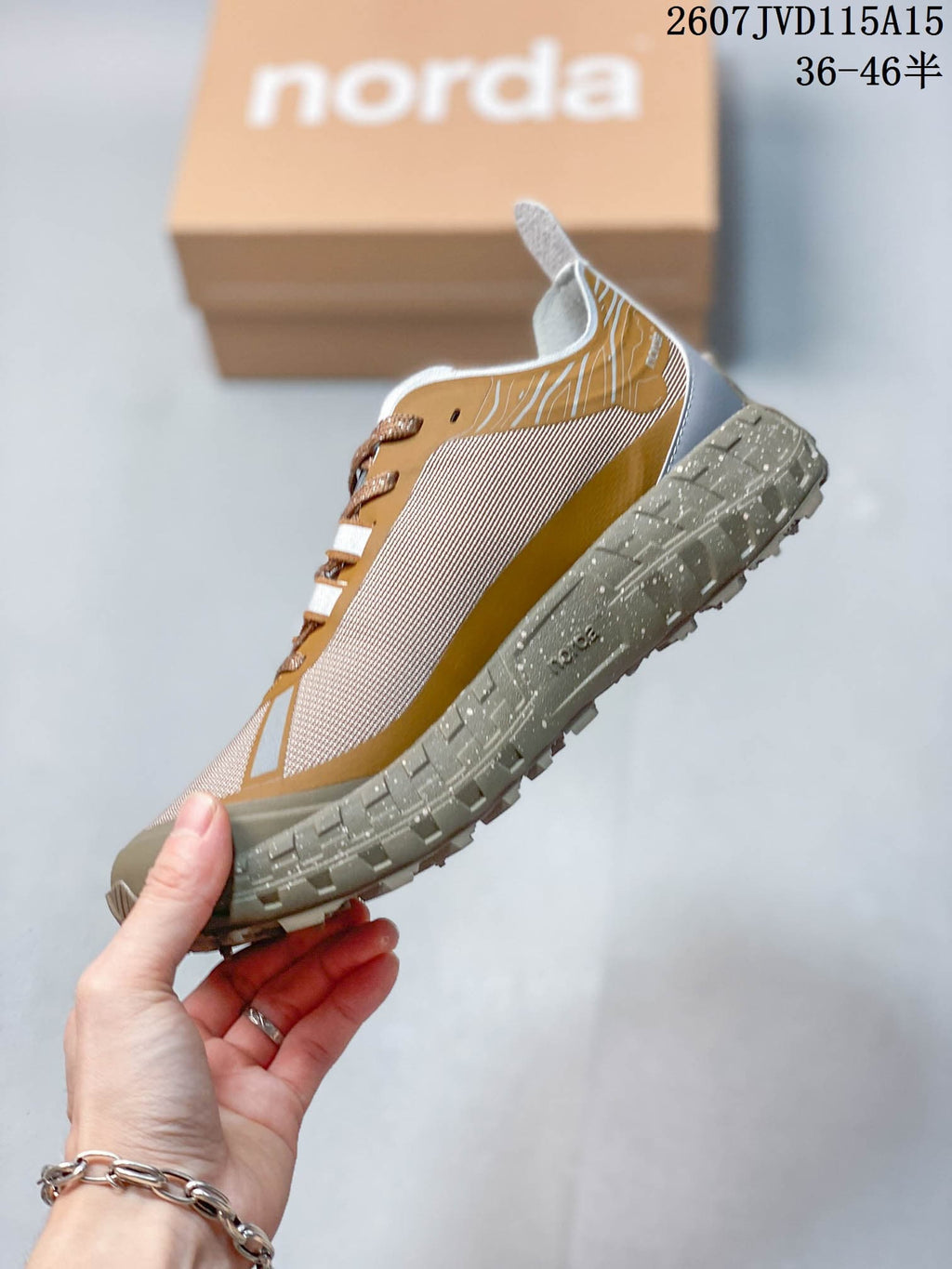 NORDA 001 G+ Trail Sneakers Mustard Gray 2607JVD115A15