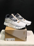 On Cloudnova 1 Sneakers in White and Sand