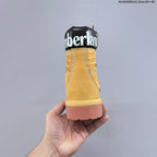 Timberland Yellow Lace-Up Ankle Boots