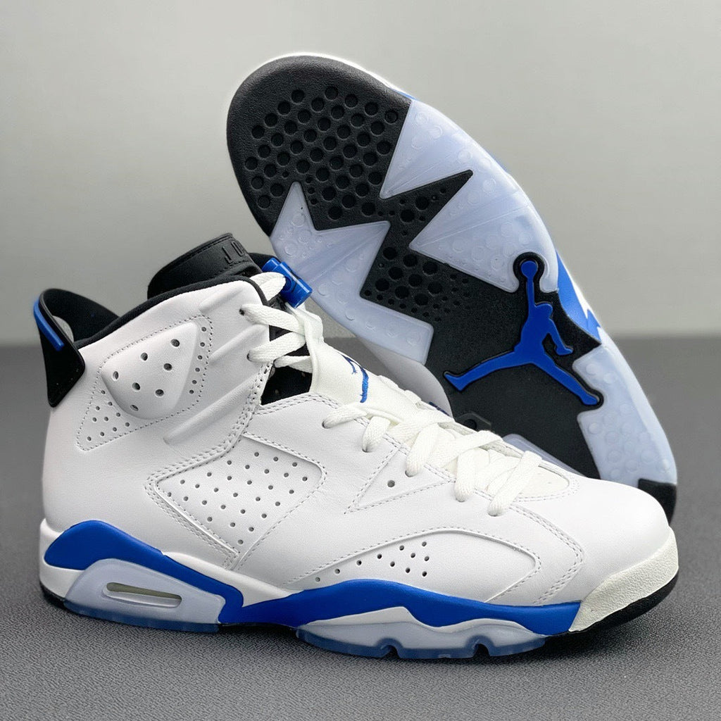 Jordan Air Jordan 6 Retro Sport Blue High-Top Sneakers