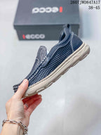 ECCO Slip-On Breathable Mesh Shoes Navy 2607JWD847A17