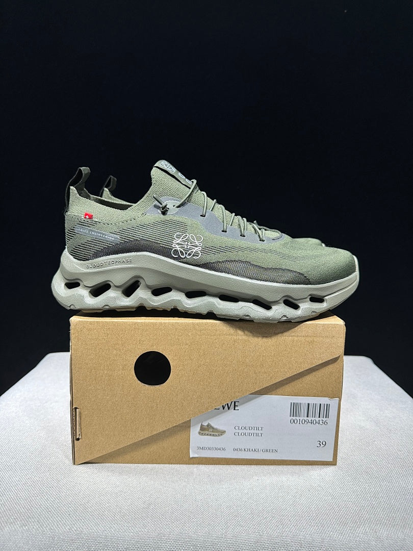 On Cloudtilt Loewe Khaki Green Sneakers