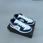 Nike Air Jordan 1 Low Sneakers, White and Color-Accent Styles