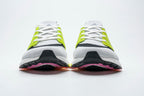 adidas UltraBoost 21 Running Shoes, White and Volt FY1214