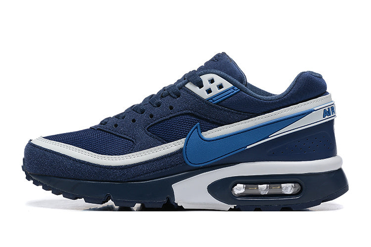 Nike Air Max Sneakers, Navy Blue and White
