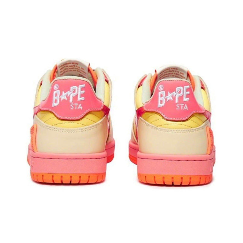 BAPE SK8 STA Low-Top Sneakers in Orange Gradient