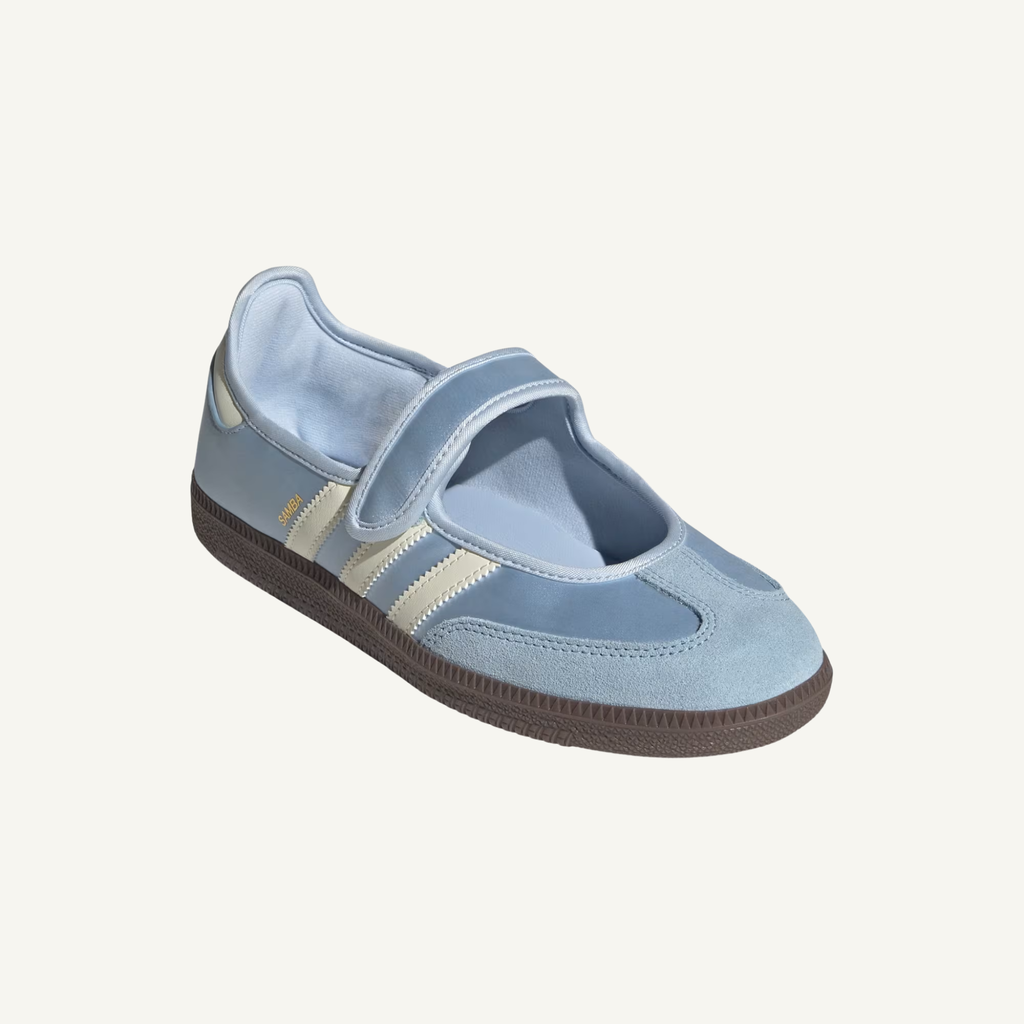 Adidas Originals Women's Crystal Sky Blue Samba Jane Shoes, IH9206