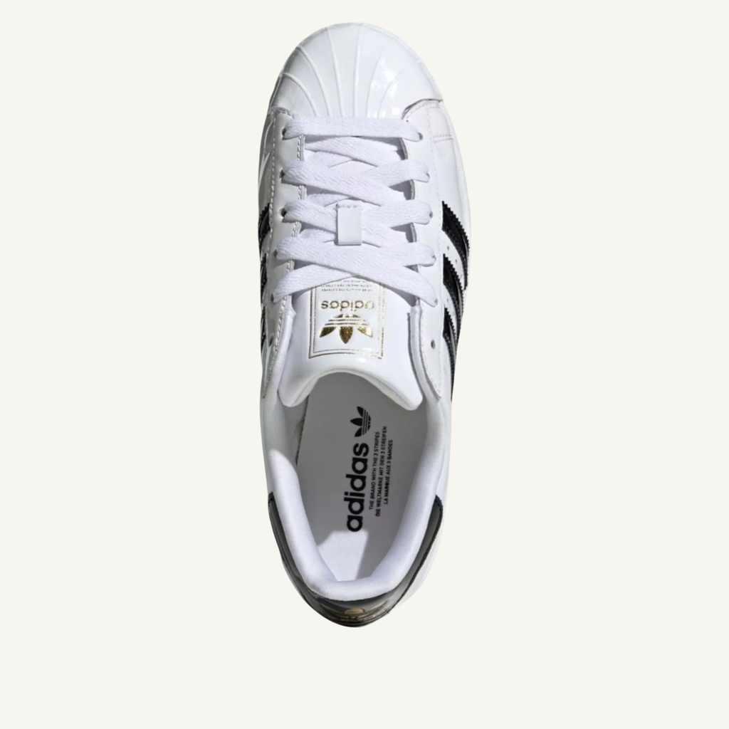 Adidas Originals Women's White/Black Superstar II Sneakers, JS4010