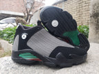 Jordan 14 Black Grey Multicolor Sneakers
