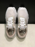 On Cloud 6 Push Sneakers in White and Beige