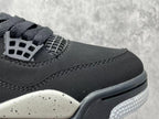 Jordan AJ4 Black Cement Black and Grey Sneakers