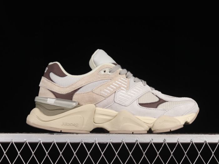 New Balance U9060FNA Sneakers in Cream and Brown