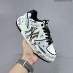 MLB Chunky Liner Low-Top Sneakers, White and Pink