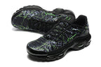 Nike Air Max Plus Black and Green Pattern Sneakers 8909-706