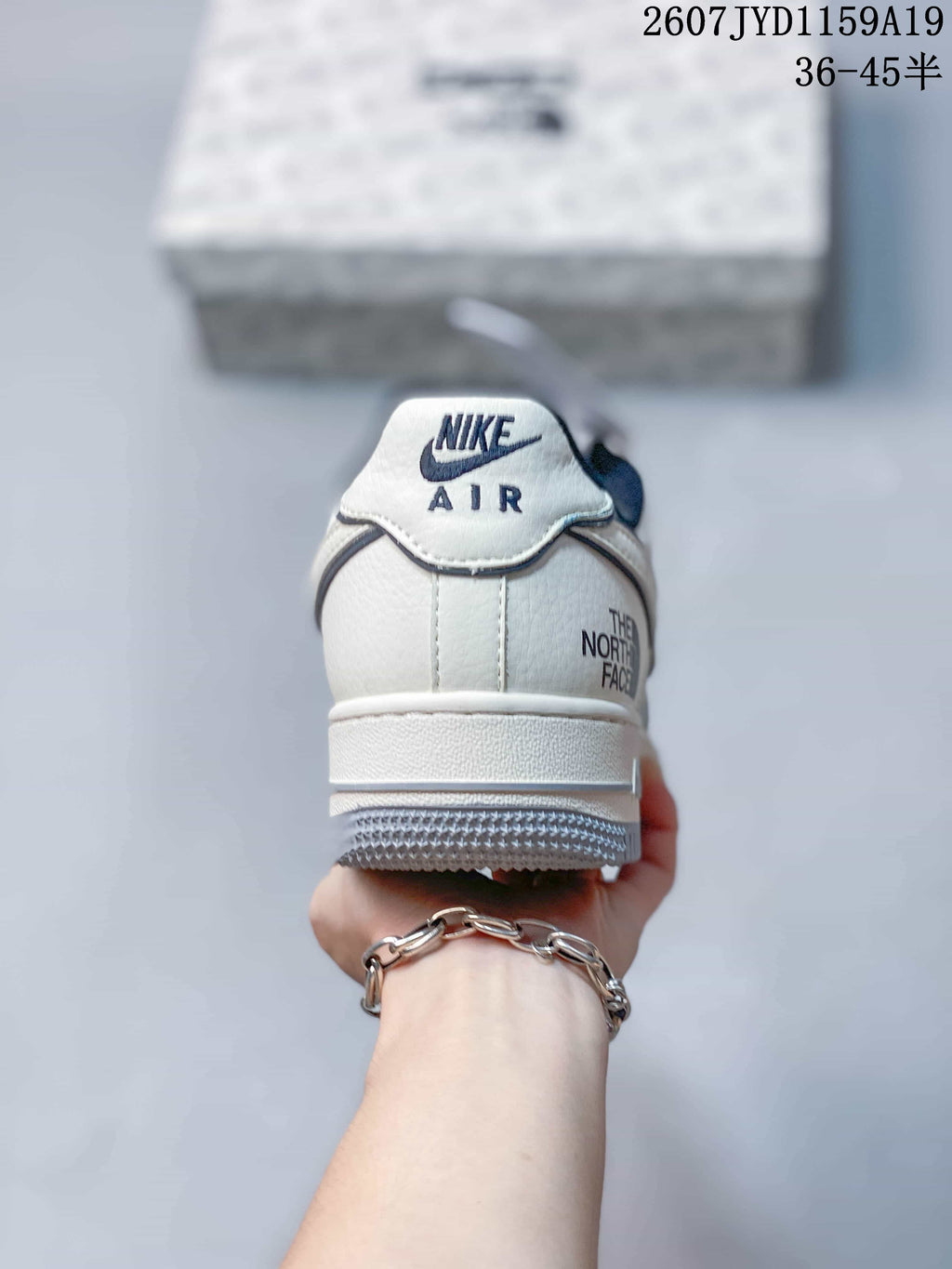 Nike Air Force 1 '07 Low White Gray Sneakers 2607JYD1159A19