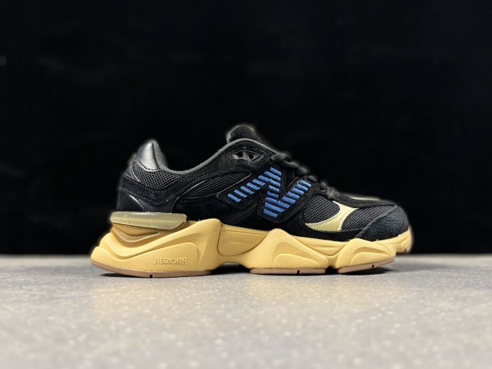 New Balance U9060RE Black and Tan Sneakers