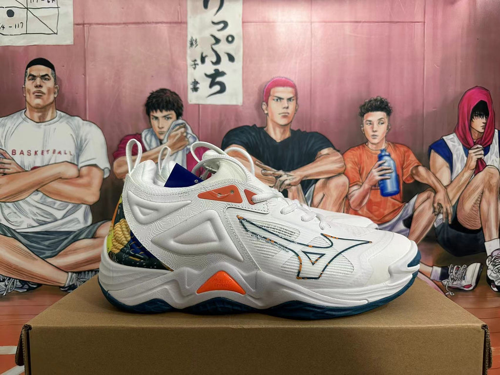 Mizuno Wave Momentum 3 Volleyball Shoes, White Multicolor