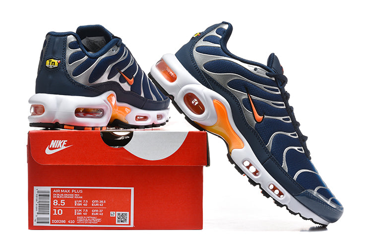 Nike Air Max Plus Sneakers Navy Silver Orange