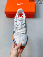 Nike Air Zoom Pegasus 42 Running Shoes White Blue Orange