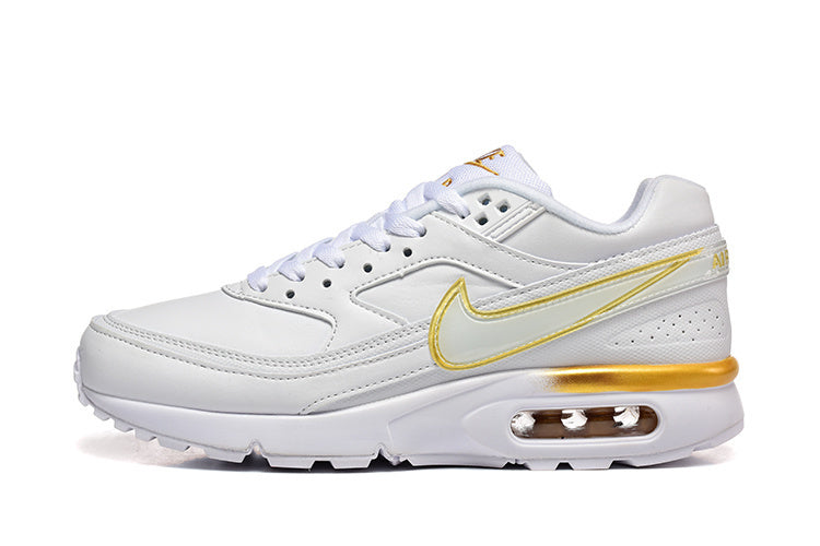 Nike Air Max Sneakers White and Gold
