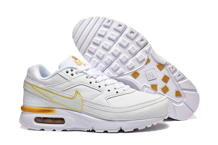 Nike Air Max Sneakers White and Gold
