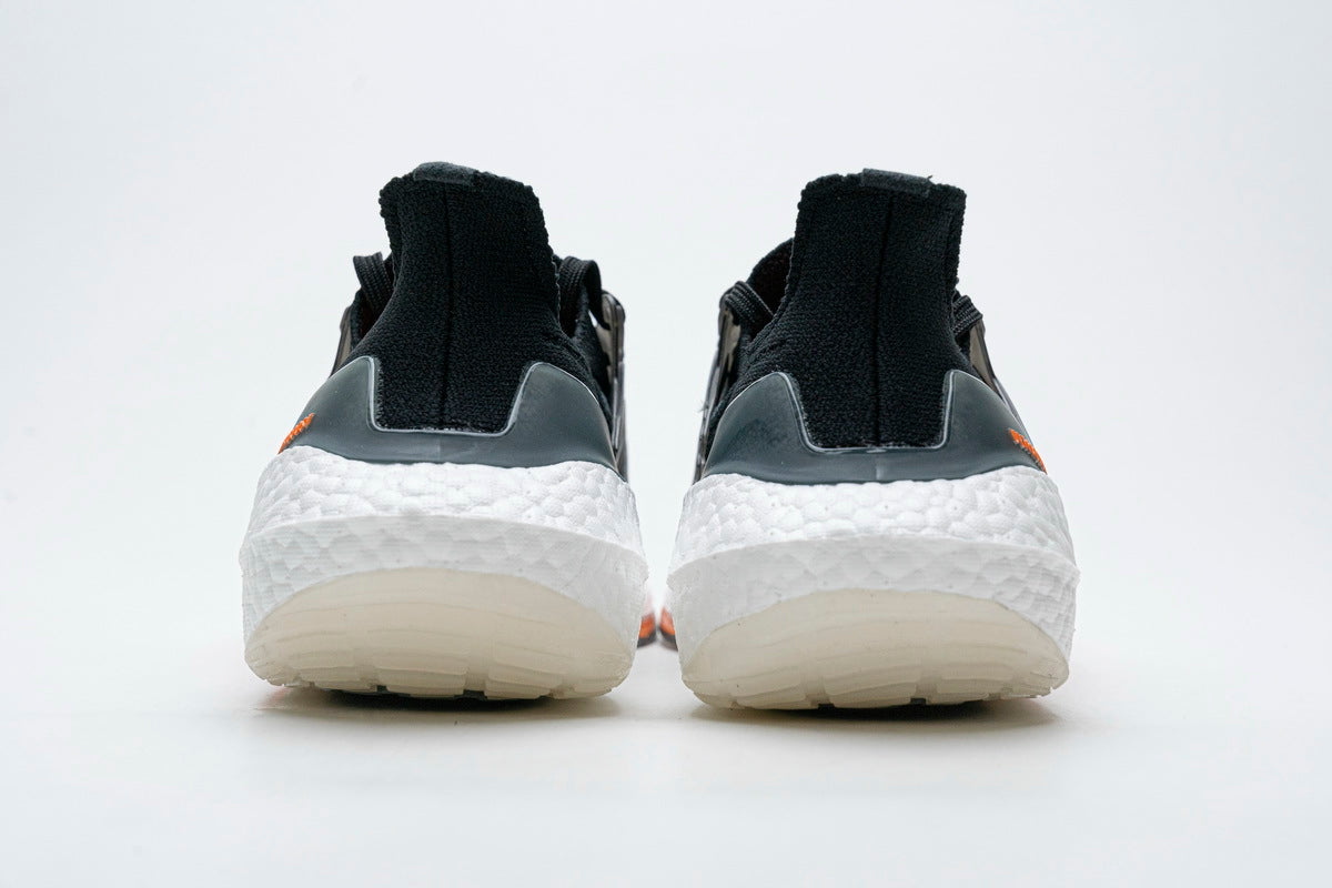 adidas Ultraboost 21 FY0389 Running Shoes, Black and Grey