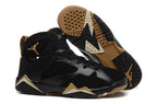 Jordan Air Jordan 7 Retro GS Sneakers, Black and Gold