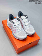 Nike Quest 6 White Pink Low-Top Running Shoes