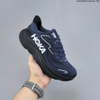 HOKA Clifton 10 Running Shoes in Navy and Black
