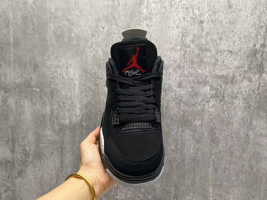 Jordan AJ4 Black Cement Black and Grey Sneakers