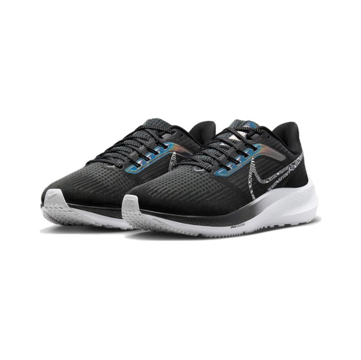 Nike Air Zoom Pegasus 39 Black Silver Running Shoes DR9619-001