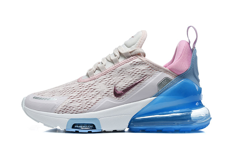 Nike Air Max 270 Sneakers in White, Pink and Blue