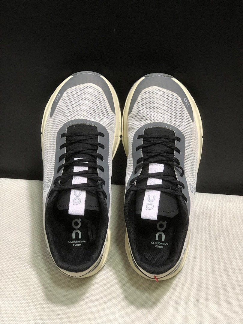 On Cloudnova Form 2 Sneakers in Pearl and Black