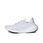 adidas Ultraboost 23 Light Running Shoes, White and Black GY9350
