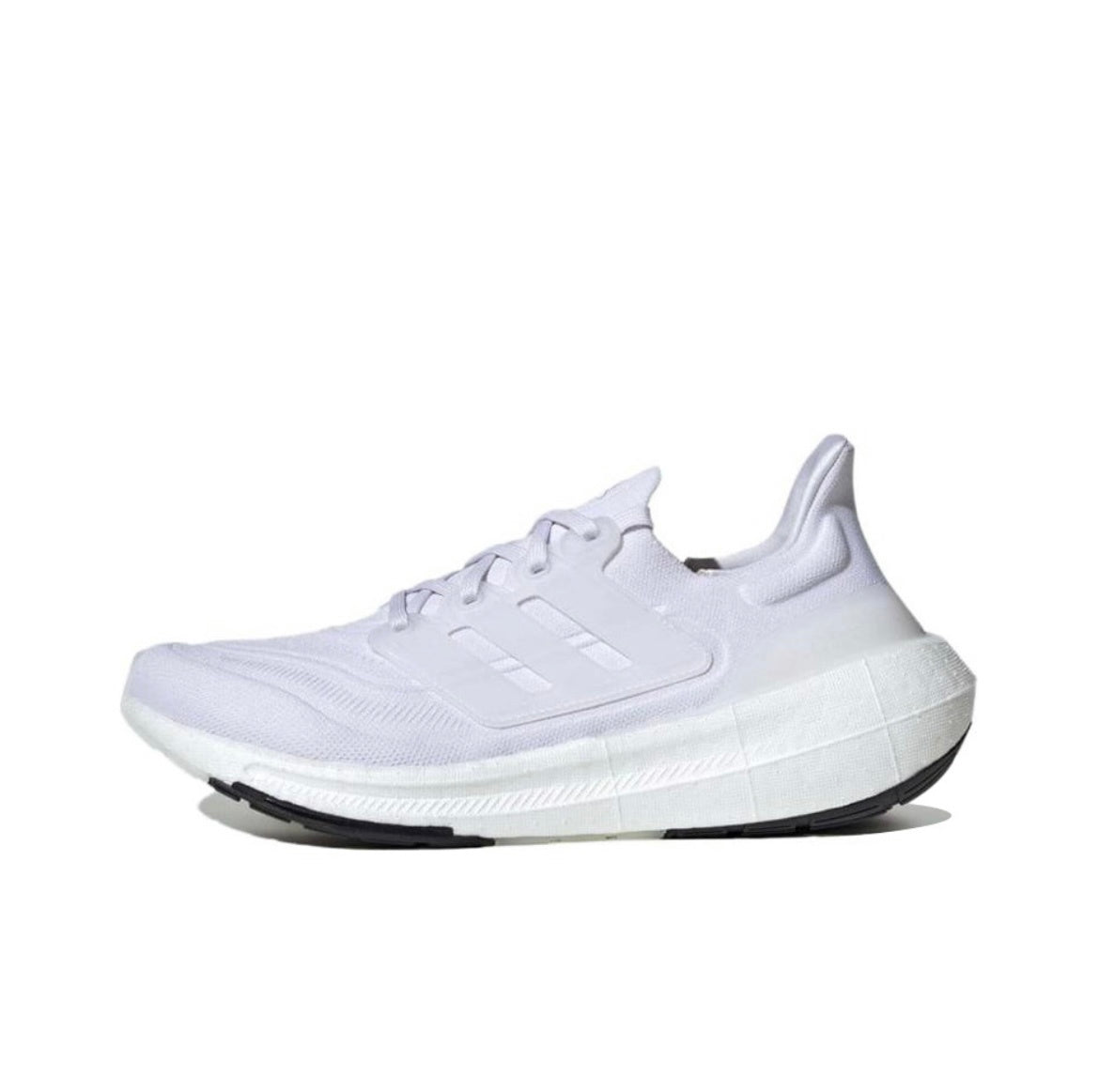 adidas Ultraboost 23 Light Running Shoes, White and Black GY9350