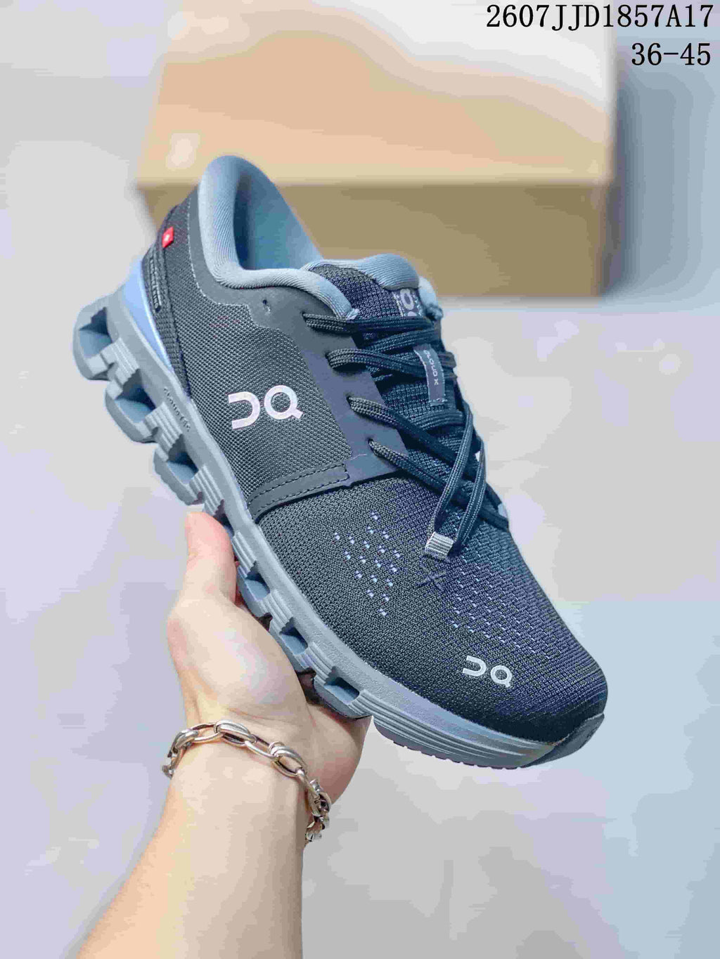 On Cloud X 4 Low-Top Sneakers in Dark Gray