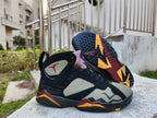 Air Jordan 7 Black Olive Green High-Top Sneakers