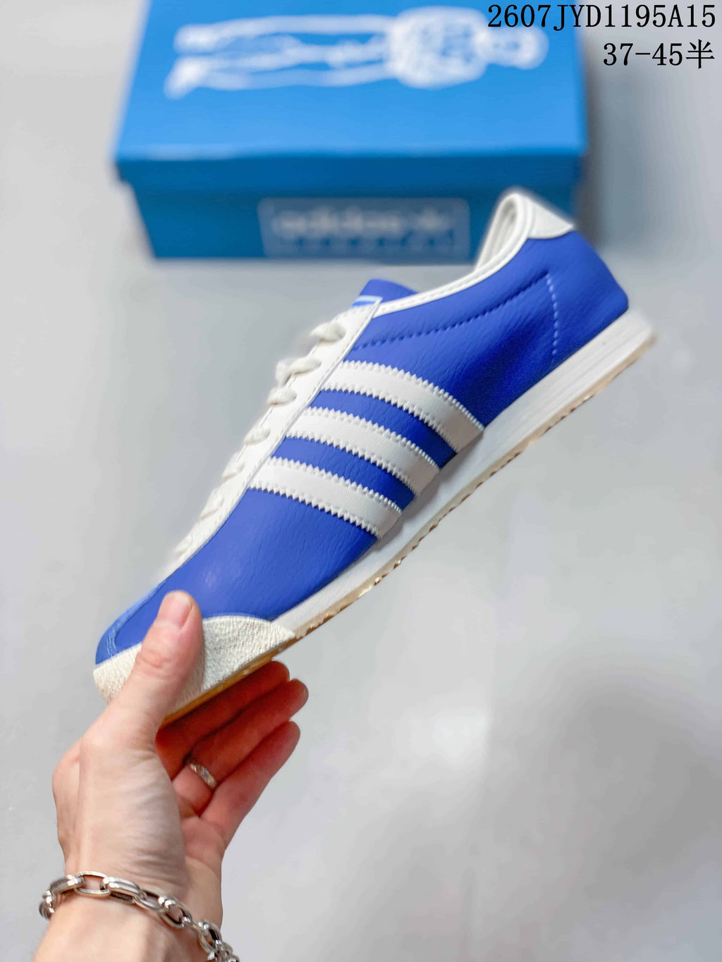adidas C.P. Company Italia SPZL Blue Leather Sneakers