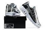 Nike Air Max 90 Sneakers in Silver and White