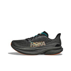 HOKA Mach 6 Running Shoes, Black with Teal and Orange