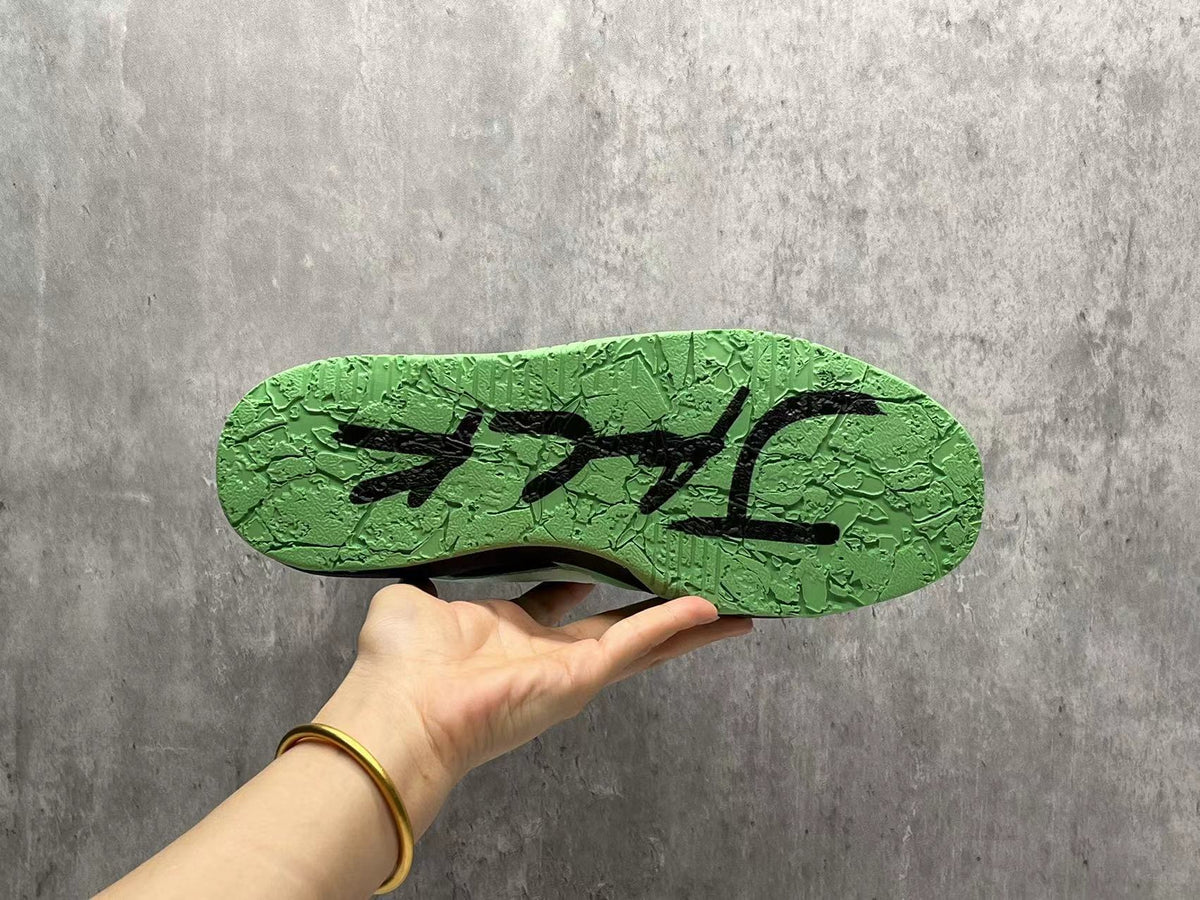 Nike Air Ship x Travis Scott Sneakers, Green and Black