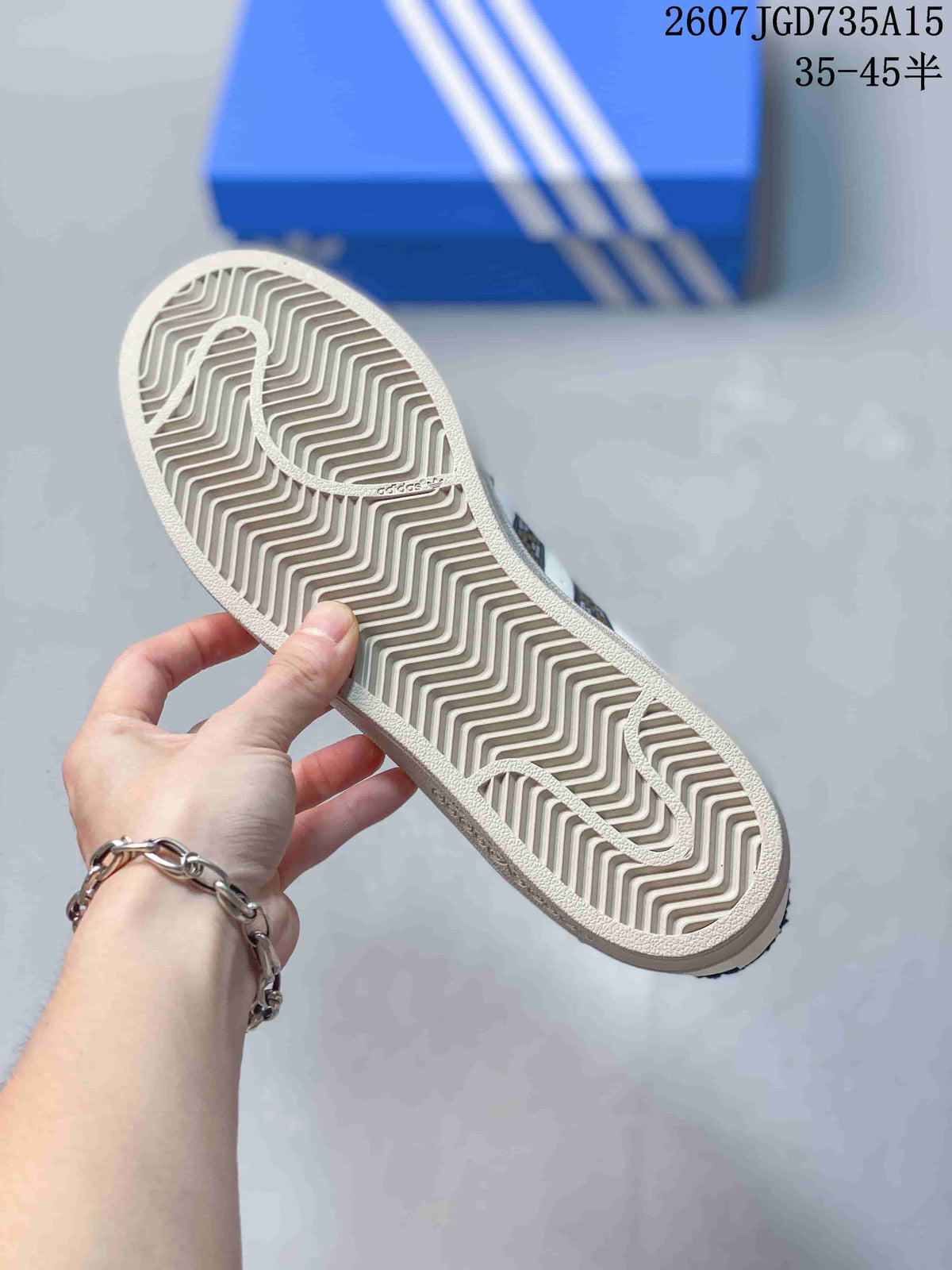 adidas Superstar Shell-Toe Sneakers White and Black