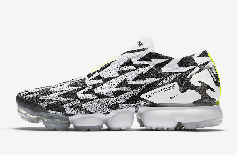 Nike Air VaporMax Moc 2 Acronym Black White Volt AQ0996-001