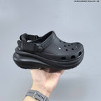 Crocs Platform Clogs with Vent Holes and Heel Straps