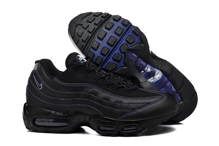 Nike Air Max 95 Black and Purple Sneakers IB7936-001