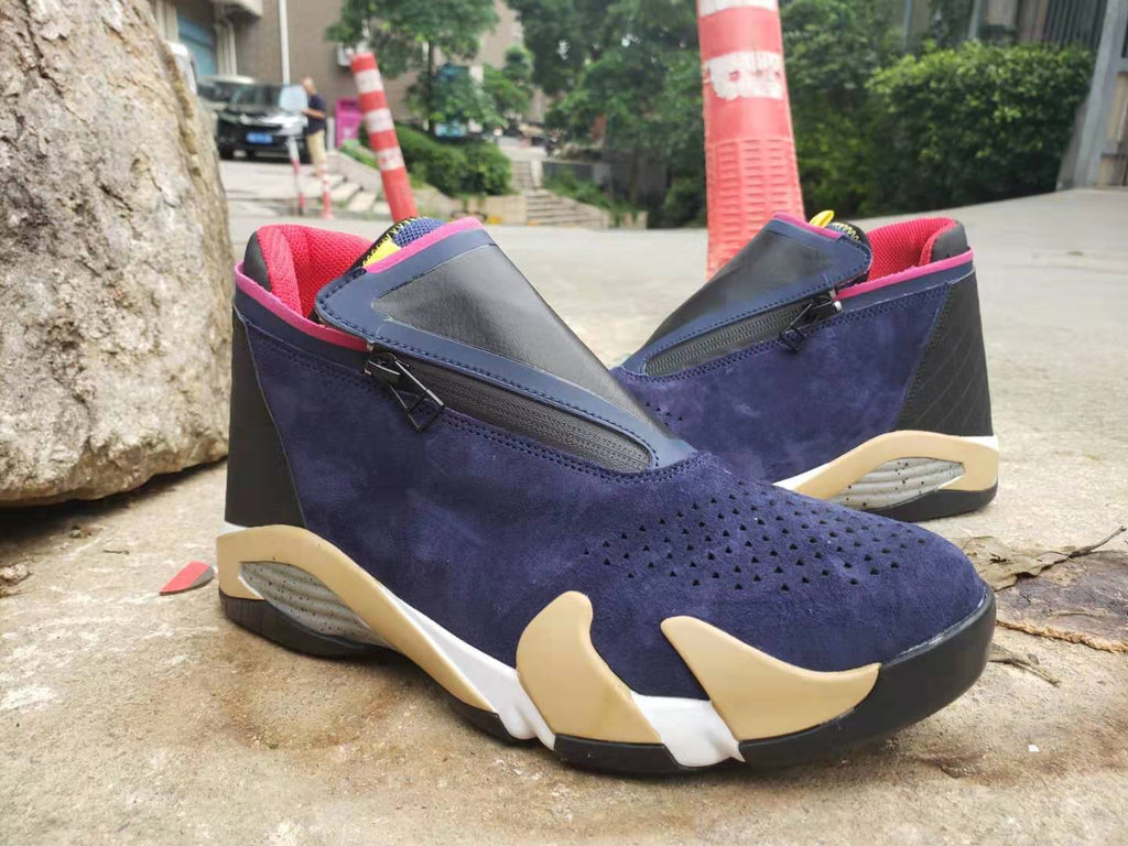 Jordan 14 Zip High-Top Sneakers in Three Colorways